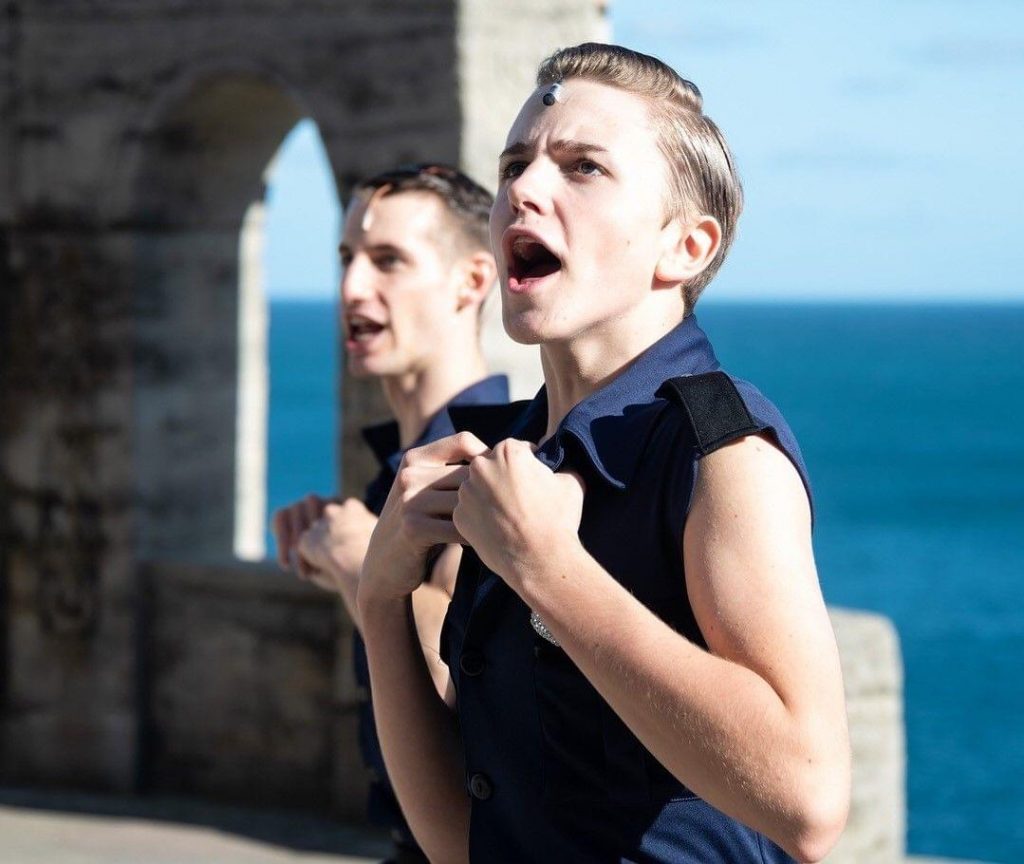 Photo of Daniel Wilmot outside during a production