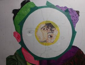 Pop art done by Naila Rajput