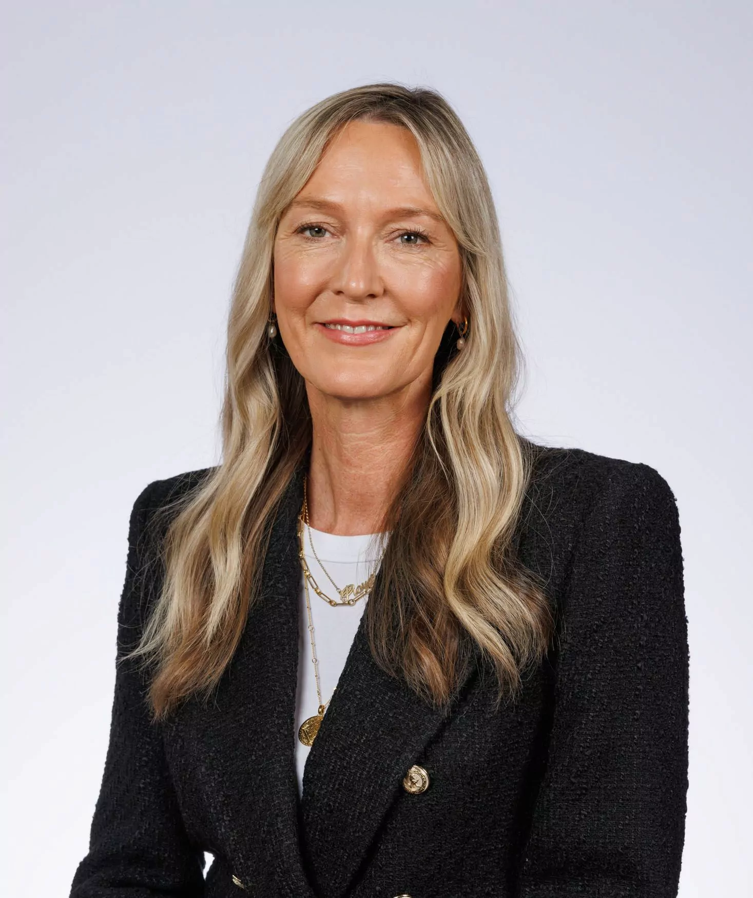 Studio portrait of King's InterHigh staff member, Fiona Henderson.